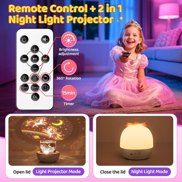 Thumbnail 6 de Baby Night Light Projector 9-in-1