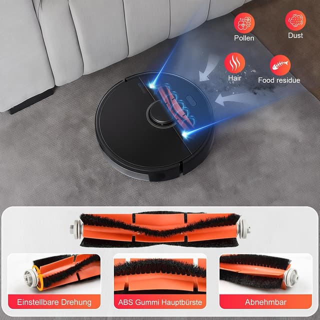 Detalle de 14-teilige Zubehörset für Xiaomi Roborock S6 / S5 Max / S5 / S6 Pure / S6 Maxv / S60 / S65 Saugroboter