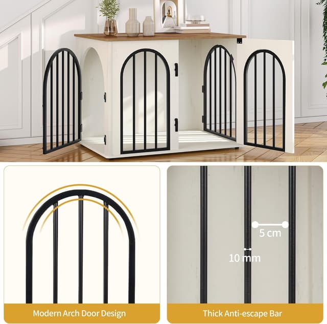 Thumbnail 2 de Hzuaneri 80cm cage pour chiens