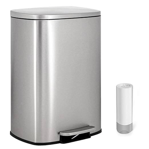 Imagen de Vidacharmy Cubo de Basura Cocina 50L 🗑️ Acero Inoxidable Antihuella en OfertitasTOP