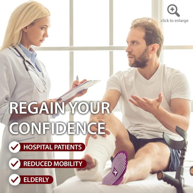 Thumbnail 4 de Rymora Non Slip Grip Socks