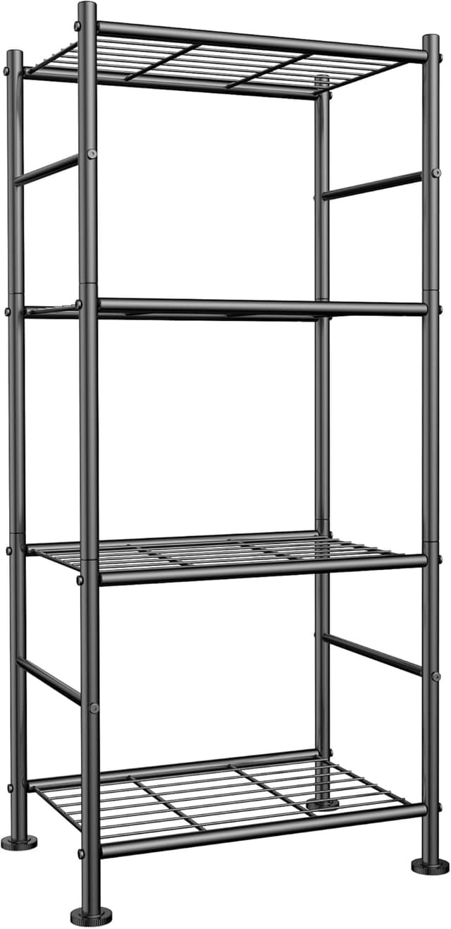 Detalle de Sakugi Storage Shelves 4-Tier Metal Unit