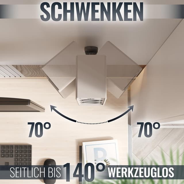 Thumbnail 2 de RICOO LH028-W support mural pour enceinte 2,5 kg