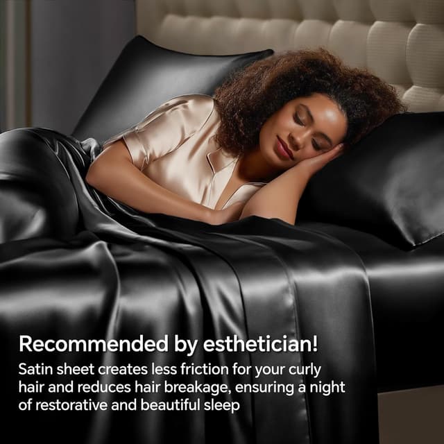 Detalle 2 de BEDELITE Satin Sheets Queen