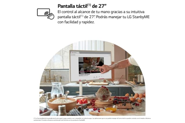 Thumbnail 5 de LG StanbyMe 27ART10AKPL Smart TV portátil táctil