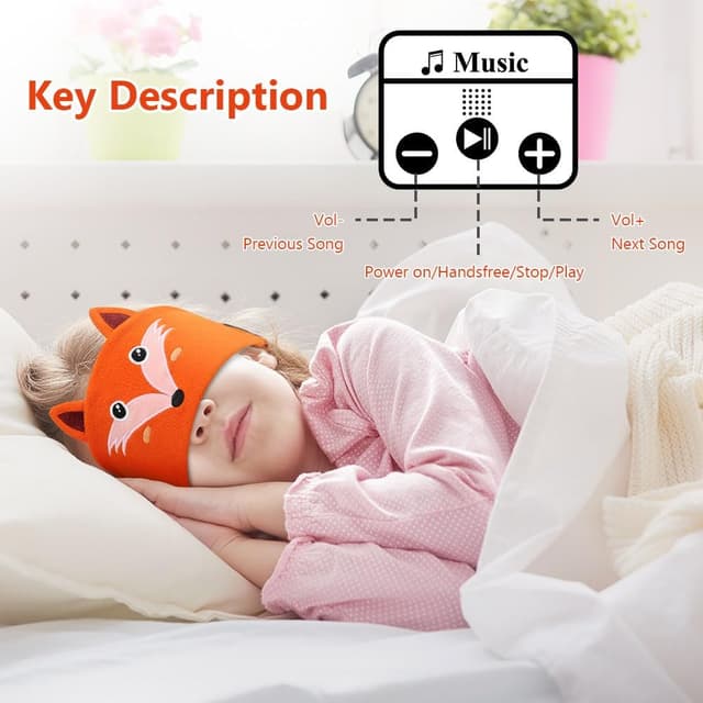 Detalle 2 de OFFCUP Bluetooth Schlafmaske für Kinder