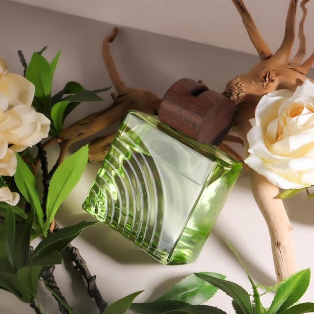 Detalle de DIUFJAG 200 ml Darjeeling Tea diffusore per ambienti con 8 bacchette aromatiche