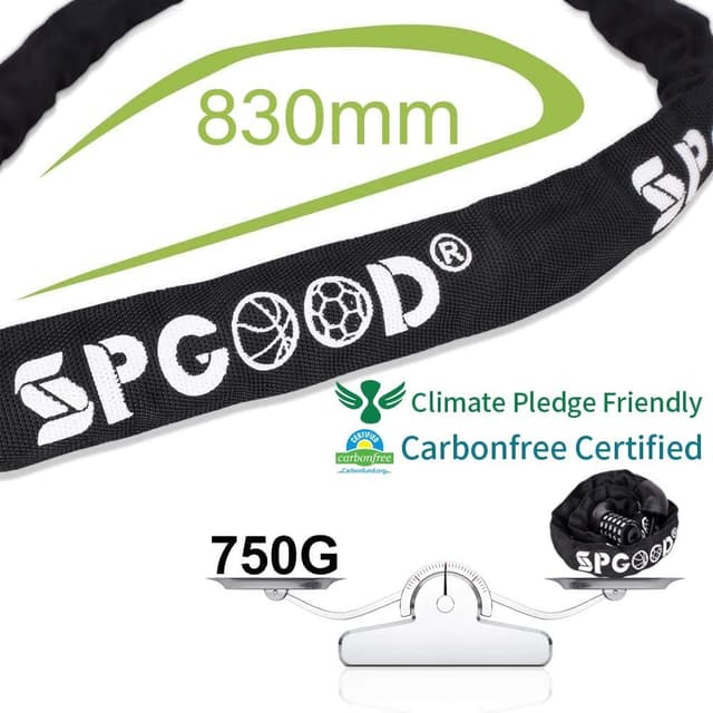 Detalle 2 de SPGOOD 830mm Bike Chain Lock with 5-digit code ๐