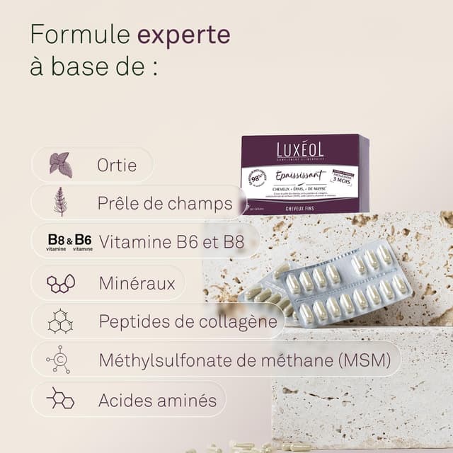 Thumbnail 4 de LUXEOL Complément alimentaire 90 gélules 💊