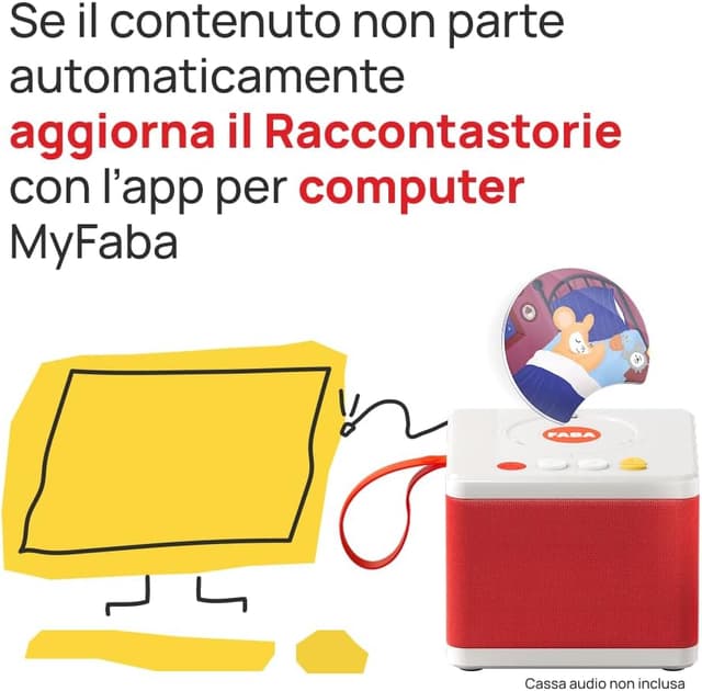 Detalle de FABA Plüschtier „Tutti a Nanna mit Oscar“ – Geschichten- und Klangmärchen (Italienisch) ab 10 Monaten