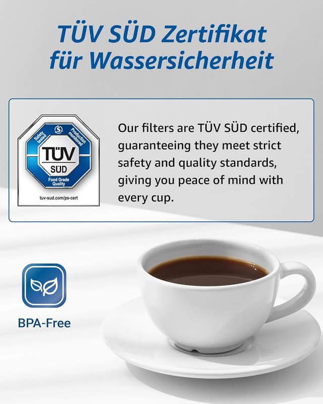 Detalle de Maxblue Ersatzfilter für Siemens EQ6/EQ9 & viele weitere Modelle (nicht für Brita Intenza+) – TZ70003/TCZ7003 kompatibel