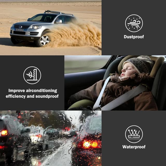 Detalle de Protector de Puerta de Coche U Forma 5M