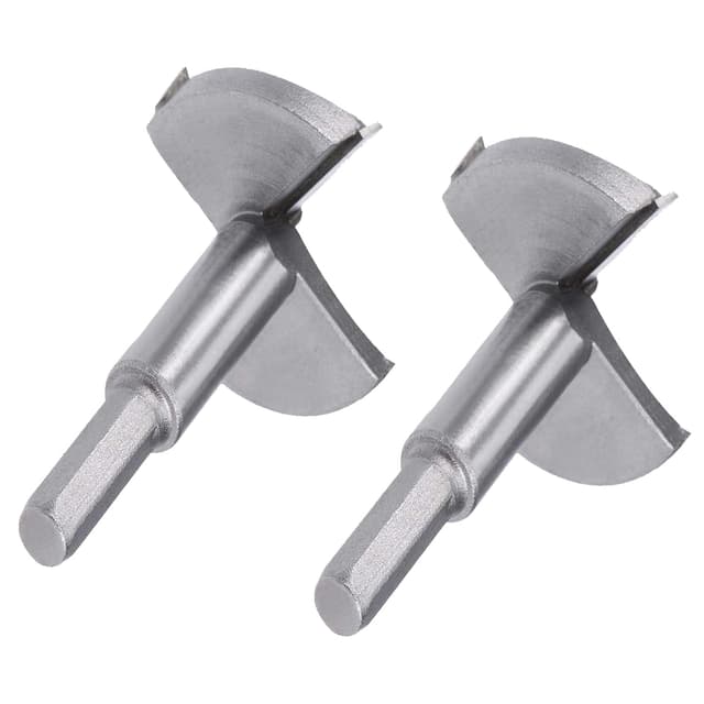 Detalle de MACHSWON 2PCS Forstner Drill Bits (Tungsten Carbide) – Wood Hole Saw Opener, 35mm