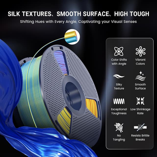 Thumbnail 4 de SUNLU 4KG Silk PLA 1.75mm