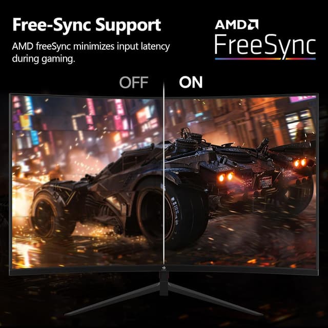 Detalle 1 de Z-Edge 24 Zoll Curved Gaming-Monitor (180 Hz, 1 ms MPRT, FreeSync, VA) – UG24, Full HD