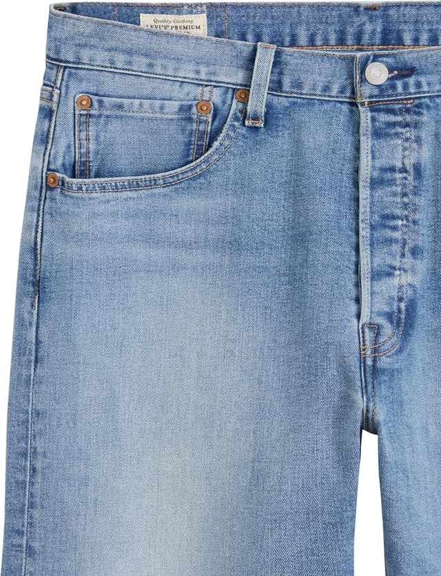 Detalle de Levi’s Hombre 501 Original Fit I Call You Name (40W / 32L): vaqueros clásicos con 5 bolsillos