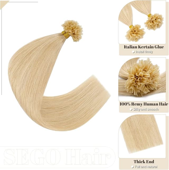 Detalle de SEGO Extension Cheratina capelli 100 ciocche