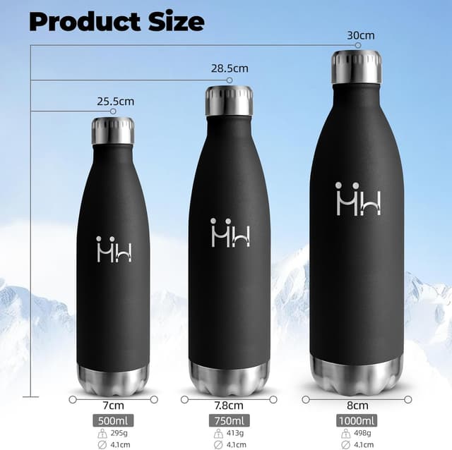 Thumbnail 5 de Mulbijeo Gourde Isotherme 1L Sans BPA