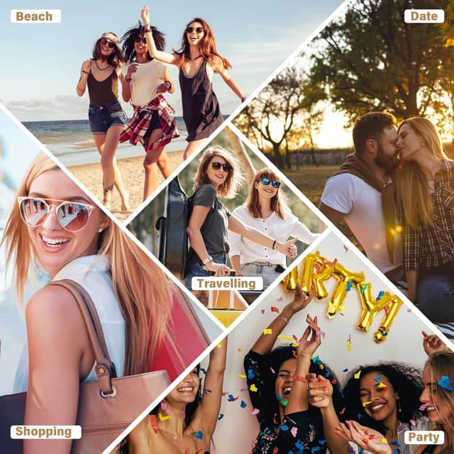 Detalle de FOGOIN women’s flat leather-look toe-post sandals with boho bead straps