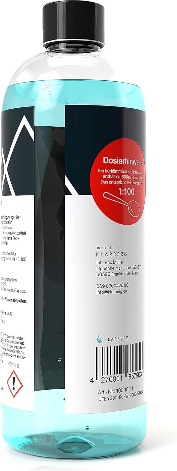 Thumbnail 6 de KLARBERG 1L Ultraschallreiniger Konzentrat