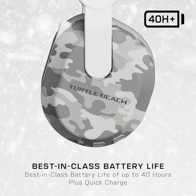 Detalle 2 de Turtle Beach Stealth 500 Ghiaccio – cuffie da gioco wireless per Xbox con batteria fino a 40 ore e Bluetooth