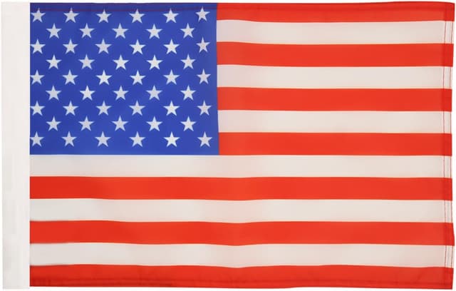 Detalle de Bandiera Stati Uniti USA 45x30 cm con foro in tessuto di poliestere 100D