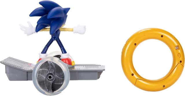 Detalle 2 de Sonic the Hedgehog Speed RC Vehicle with Gold Ring Controller and 6-inch articulated Sonic figure