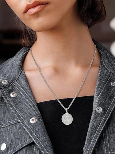 Thumbnail 7 de U7 Medalla San Benito 37 mm collar hombre