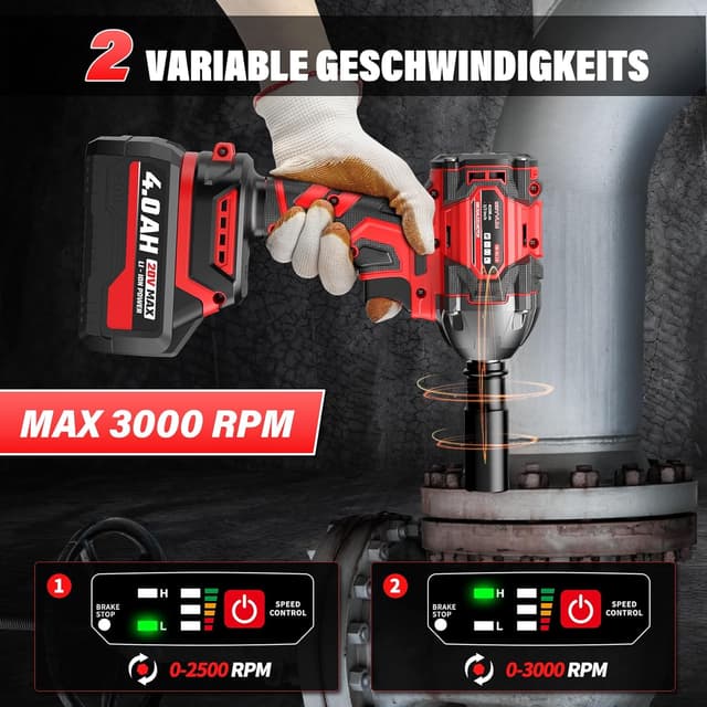 Thumbnail 3 de SEYVUM Schlagschrauber 4,0 Ah