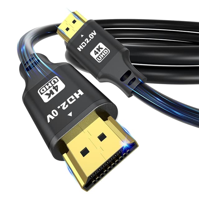 Detalle de HDMI Kabel charlore 5 m (HDMI 2.0) für 4K@120 Hz, 18 Gbit/s, eARC & HDR10
