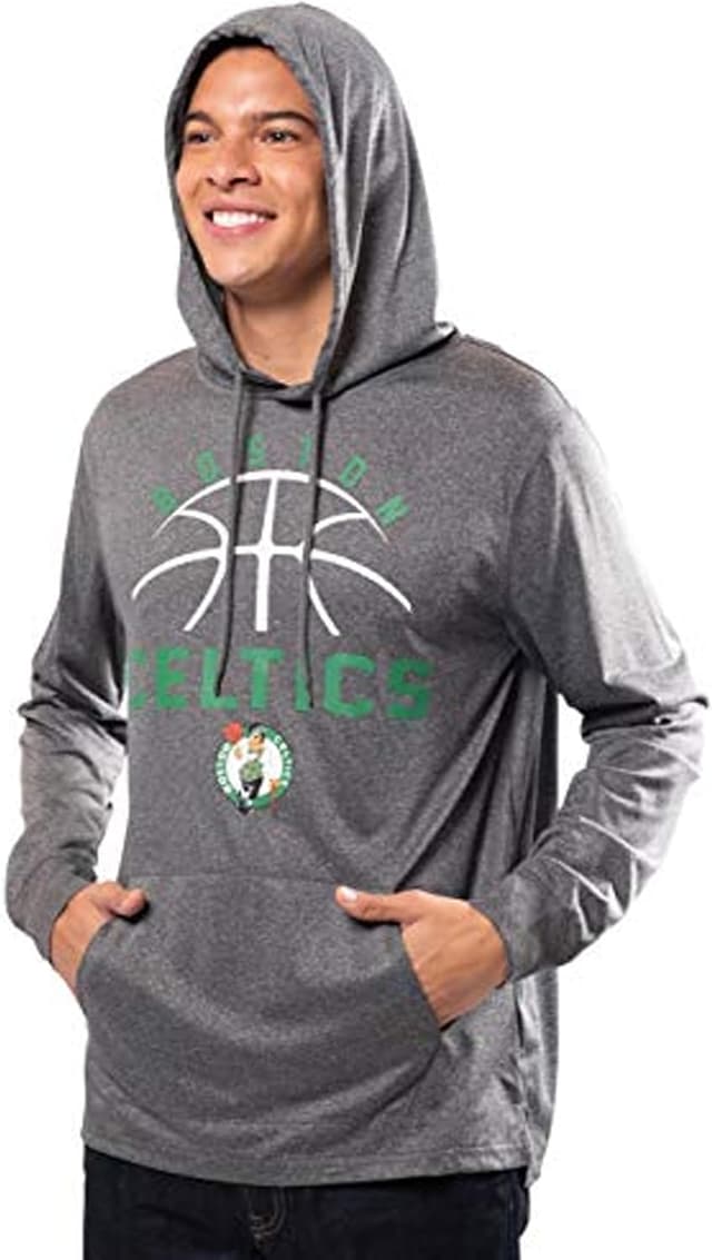 Detalle de Ultra Game Men NBA Official Super Soft Lightweight Pullover Hoodie Sweatshirt