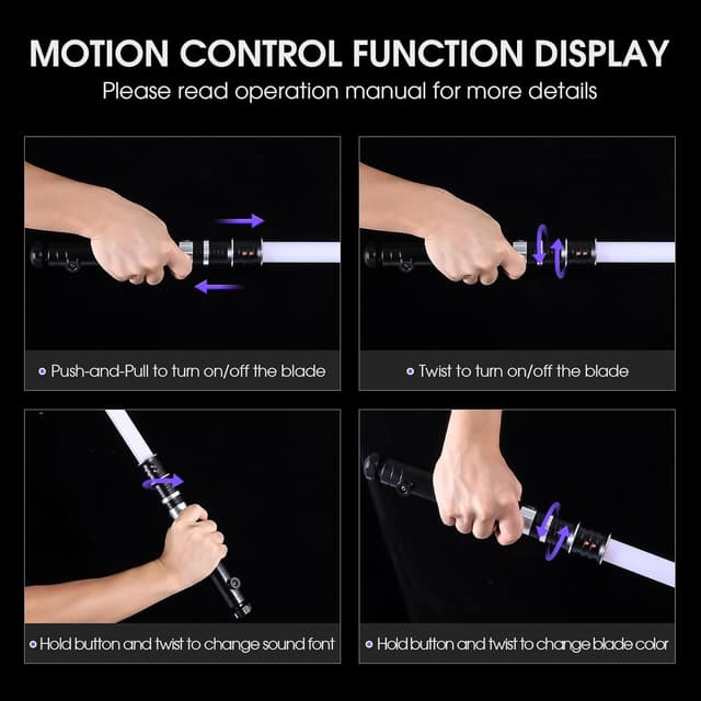 Thumbnail 1 de AthlChamp Motion Control Heavy Dueling Lightsaber for Adults