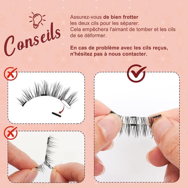 Thumbnail 4 de Higu clace Magnetische Wimpern 3 Magnete