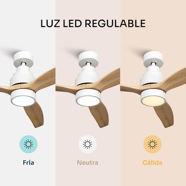 Thumbnail 3 de Mellerware Brizy Bright - Ventilador de Techo con Control 🌬