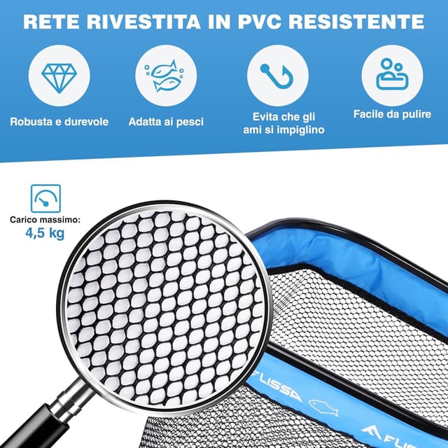 Thumbnail 5 de FLISSA Retino pesca pieghevole 99,5 cm 🎣