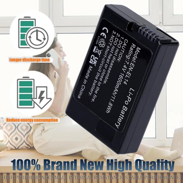 Detalle 2 de EN-EL14 7.4V 1600mAh replacement battery