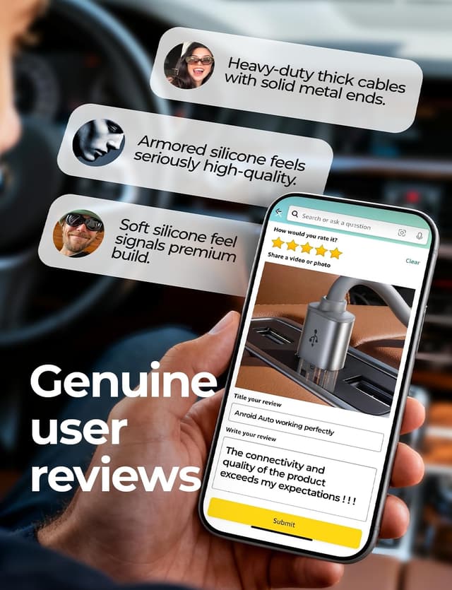 Thumbnail 4 de LISEN Coiled USB C Cable 4ft, 2-Pack