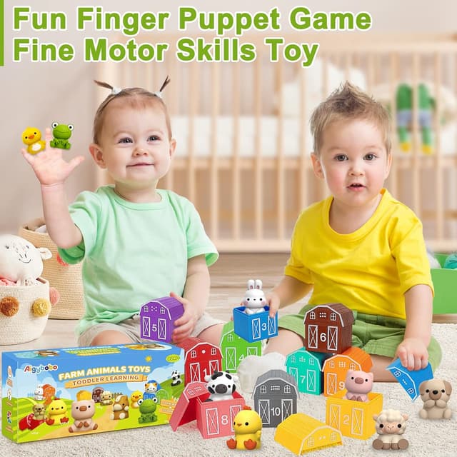 Thumbnail 6 de Learning Toys 20pcs Montessori Farm Animals for Toddlers