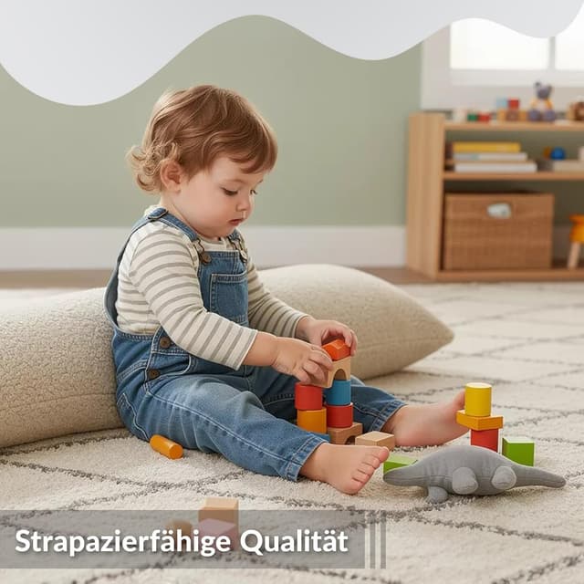 Detalle 1 de Oreiller de grossesse Bouclé 145 cm