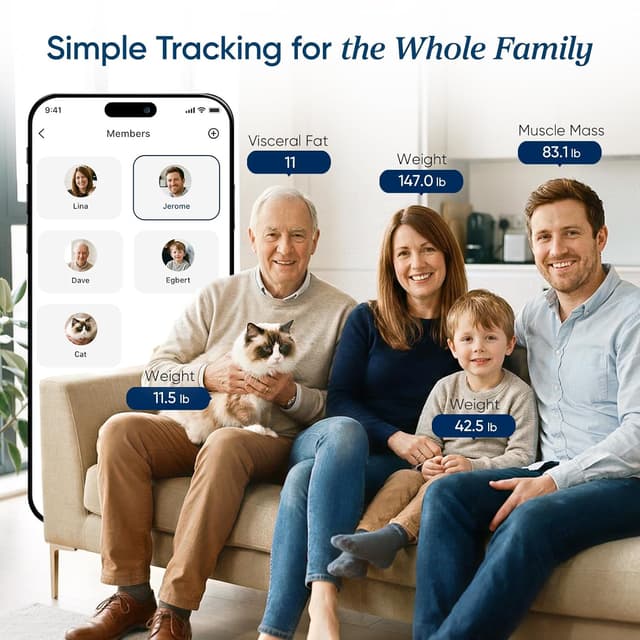 Thumbnail 5 de Etekcity Scales High Precision 0.1lb Bluetooth Body Monitor