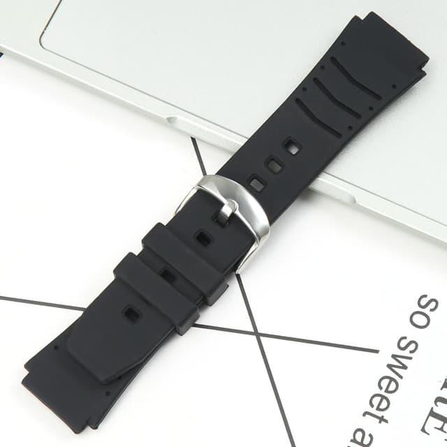 Detalle de Silikon-Ersatzgurt für Casio-Uhren (PRG-80, PAG-80, PRW-1000, PRW-1100) – Sport wasserdicht
