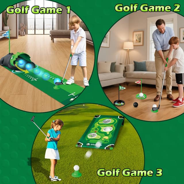 Detalle 1 de TERRAMUS set golf enfants 3 en 1