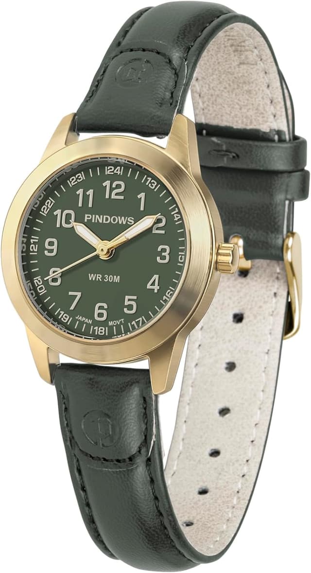 Detalle de PINDOWS Damenuhr Quarz mit Lederarmband