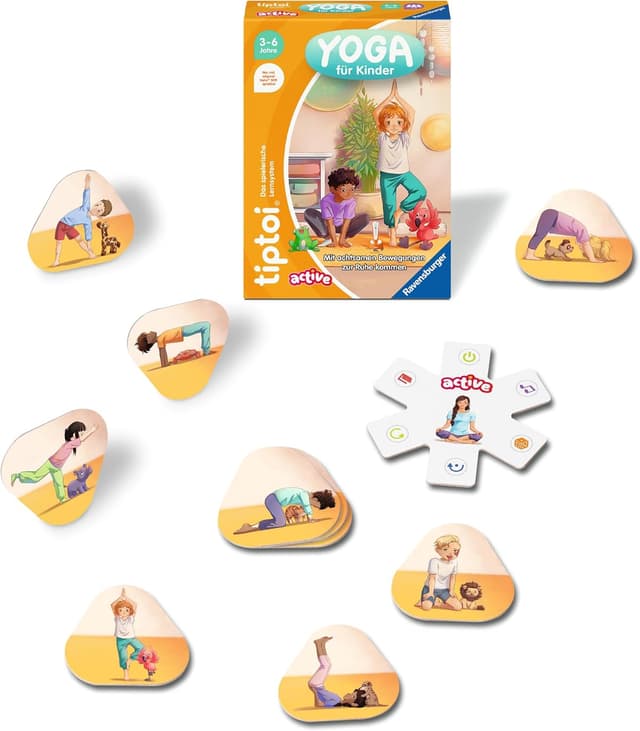 Detalle 2 de tiptoi Active Yoga für Kinder ab 3