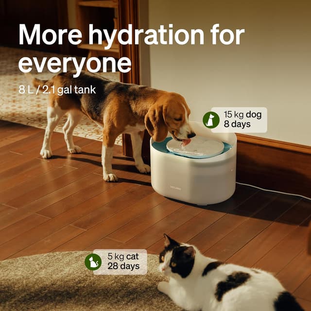 Thumbnail 4 de PETLIBRO Dog Water Fountain 8L — anti-splash