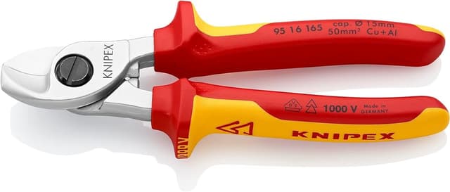 Detalle de KNIPEX Kabelschere 165 mm VDE für Kabel