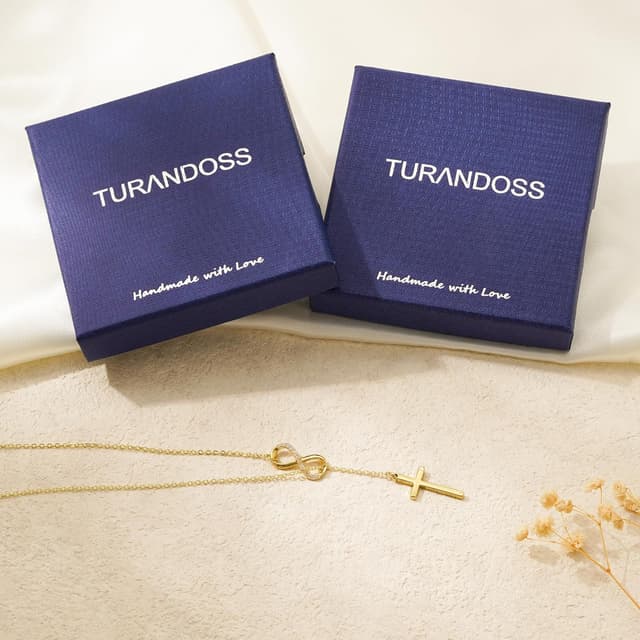 Thumbnail 6 de Kreuzkette Damen 14K Gold, 38 + 6 cm