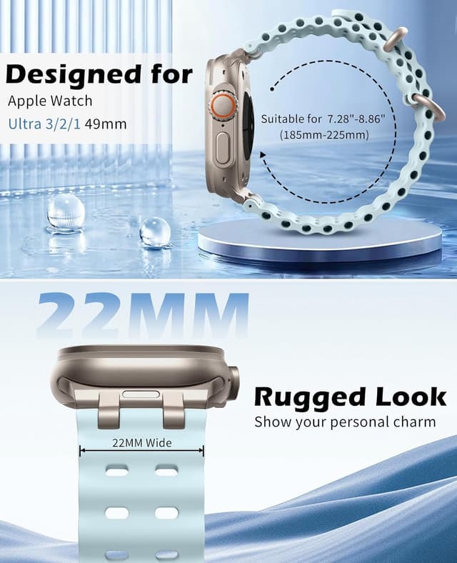 Detalle 2 de TiMOVO Ocean Strap for Apple Watch Ultra