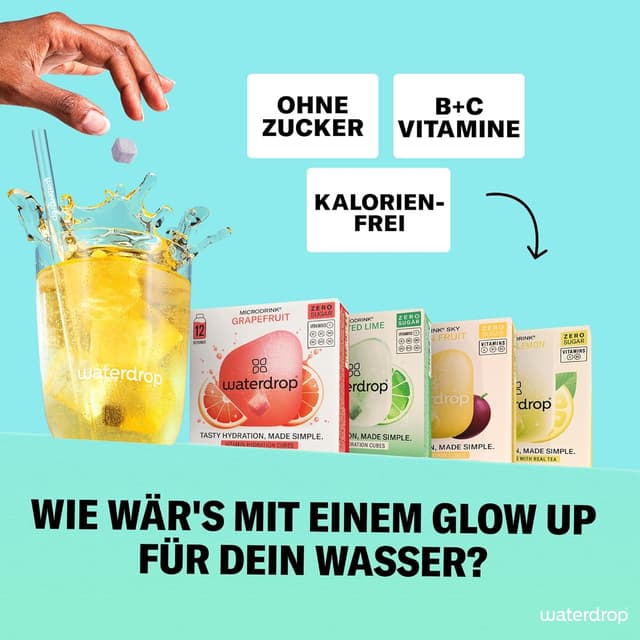 Thumbnail 1 de waterdrop Tropische Früchte Set 48 Würfel