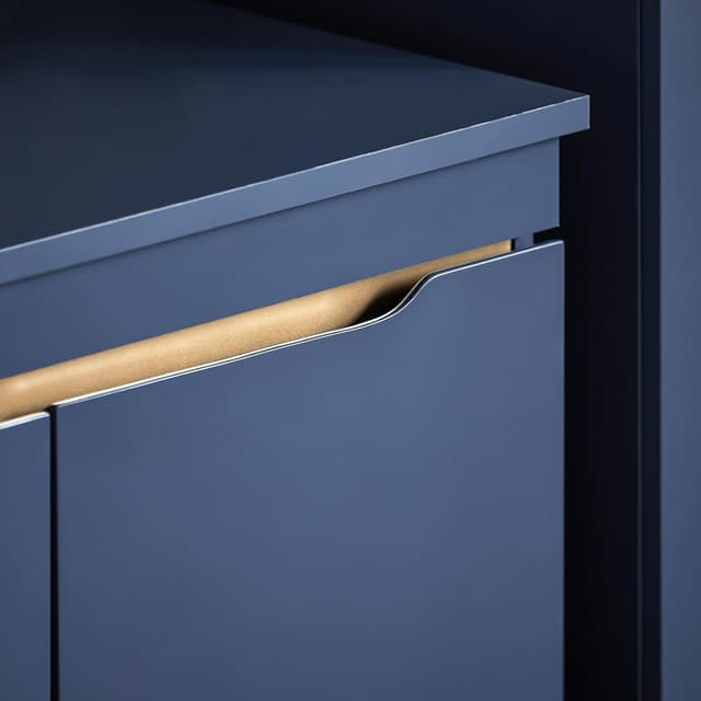 Thumbnail 6 de SoBuy Meuble sous-lavabo BZR113-B bleu foncé (60 x 59 x 30 cm) avec 2 portes